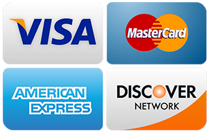 We accept debit and credit cards!